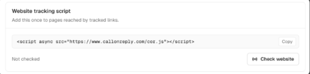 tracking script