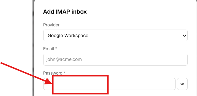 pw field login