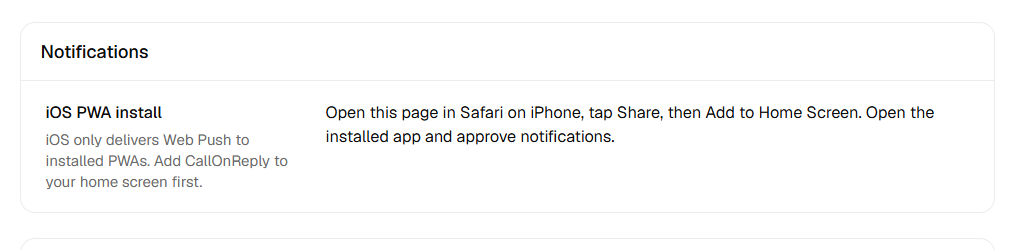 ios installation